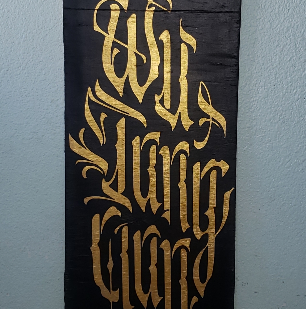 Hand painted canvas